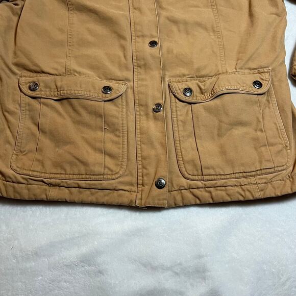 Duluth Trading Co Fleece Lined Full Zip Chore Coat Size XL Workwear Farm Casual - Picture 6 of 9